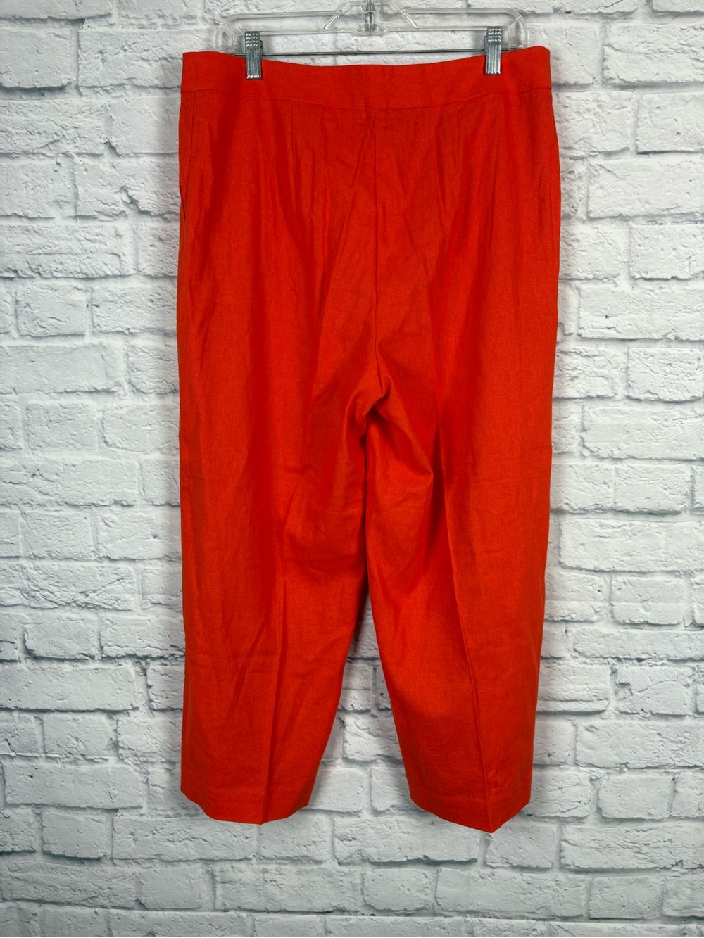 Jones New York cropped wide leg linen pant size 10 - Picture 3 of 5